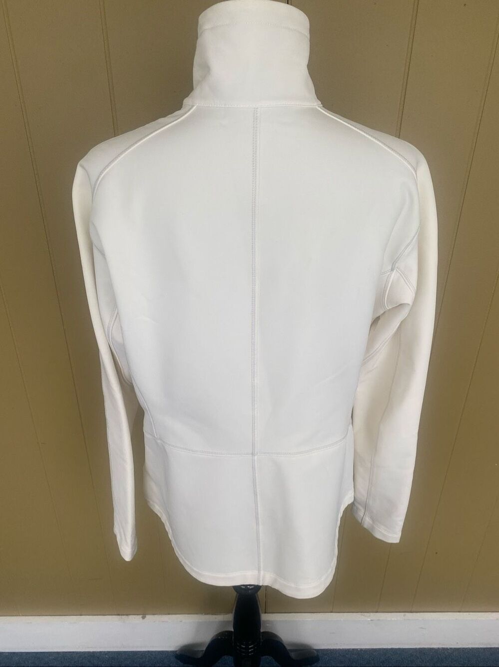 Columbia sportswear company women XL hardshell mock collar jacket white/grey - Picture 9 of 12